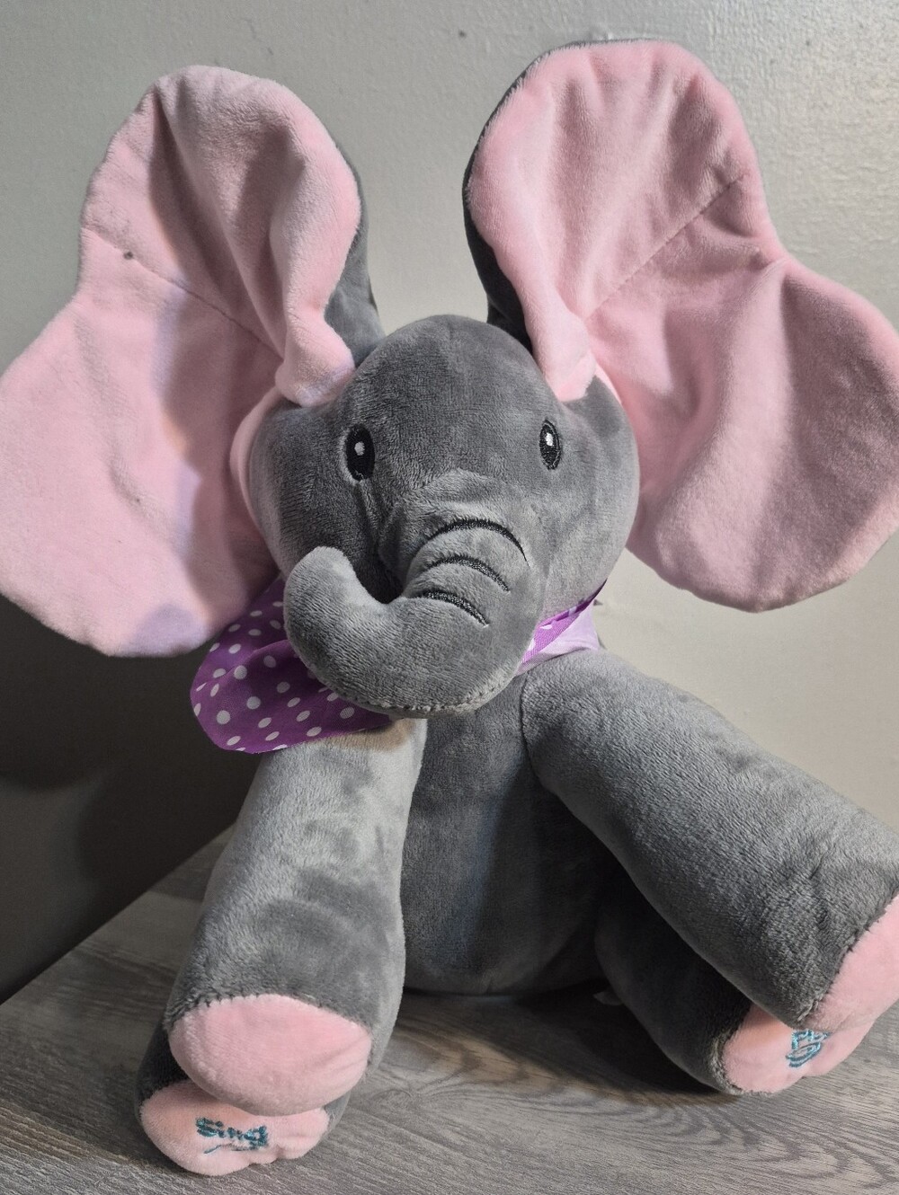 Plush Toy Peek-A-Boo Elephant, ​Sings 'Do Your Ears Hang Low'